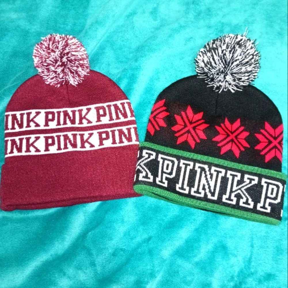 Victoria's Secret PINK Knit Beanies
